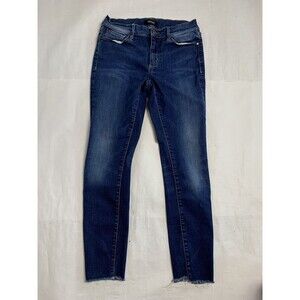 🌻2 for $20🌻 BUFFALO DAVID BITTON FAITH Jeans Women 29 Mid Rise Skinny Raw Hem